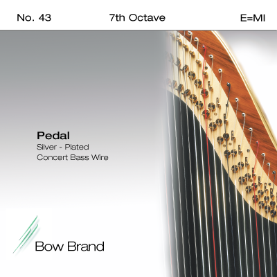 Bow Brand Pedal Wires Silver Plated PW-43E7S